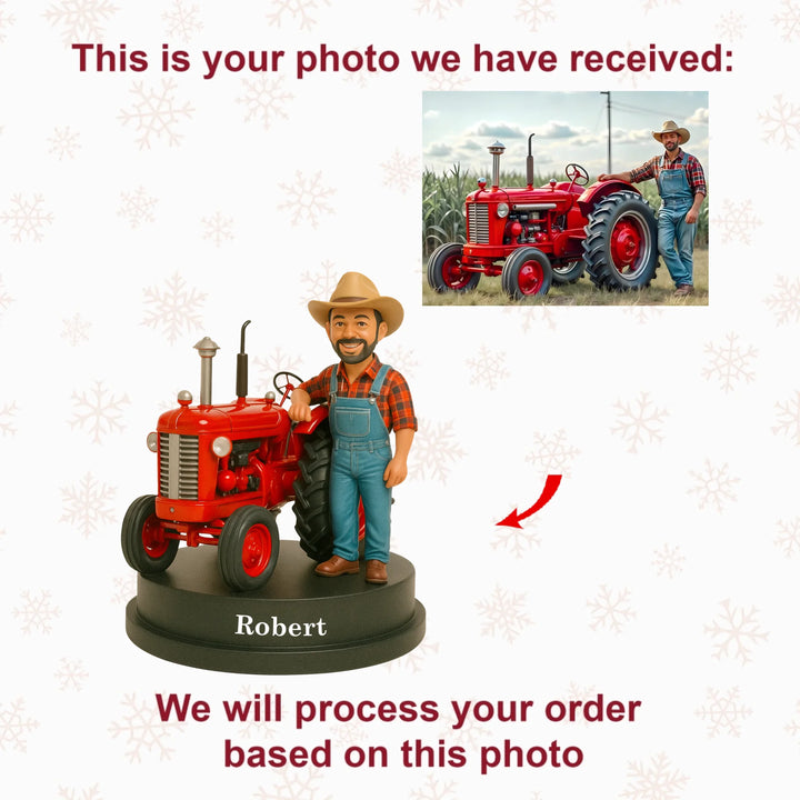 Farm Life - Personalized Photo Ornament - Christmas Gift For Farmers, Farm Lovers AGP0NL027