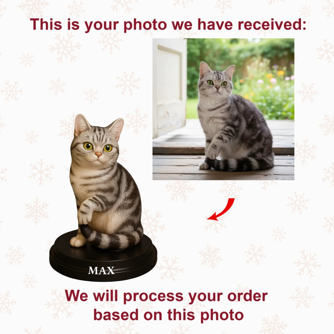 Kitty Love - Personalized Photo Ornament - Christmas Gift For Cat Lover, Pet Lover AGP0NL009