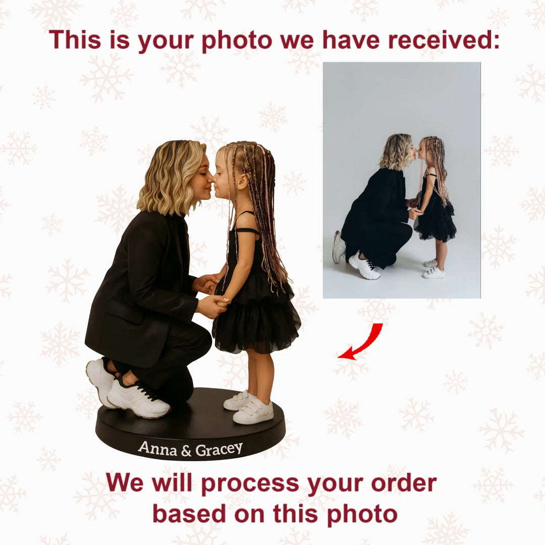 Forever My Daughter - Personalized Photo Ornament - Christmas Gift For Family Member AGP0NL004