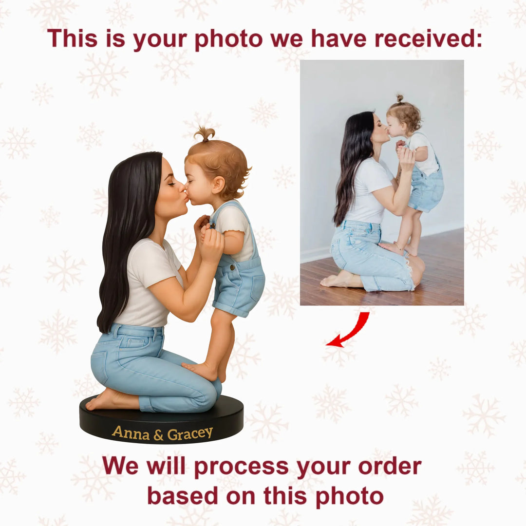 Love You Always - Personalized Photo Ornament - Christmas Gift For Family Member AGP0NL005