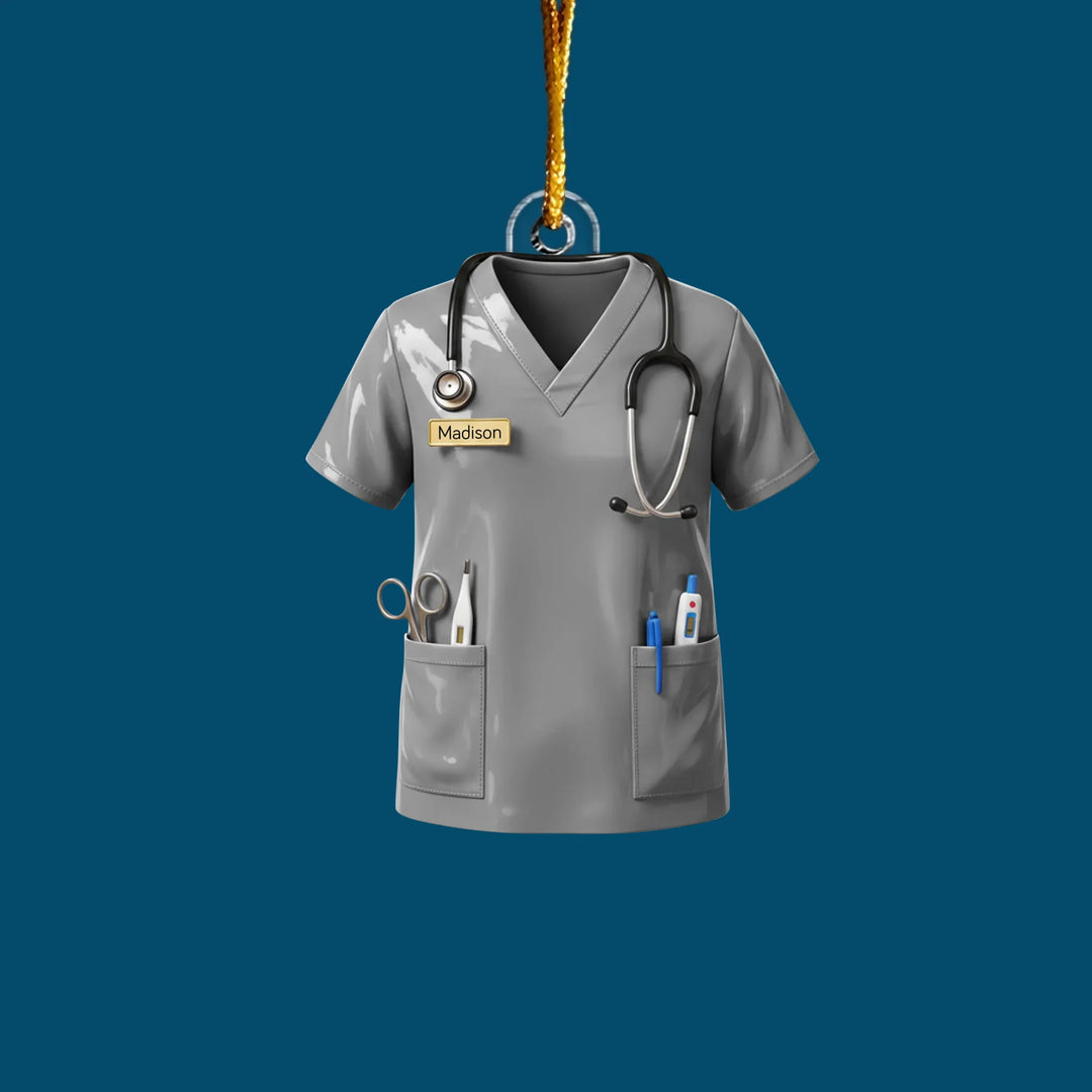 Nurse Pride - Personalized Mica Ornament - Christmas Gift For Nurses