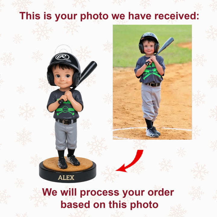 Goal Getter - Personalized Photo Ornament - Christmas Gift For Kids, Sport Lovers AGP0NL031