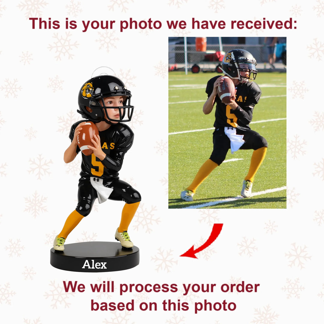 Mini MVP - Personalized Photo Ornament - Christmas Gift For Kids, Sport Lovers AGP0NL029