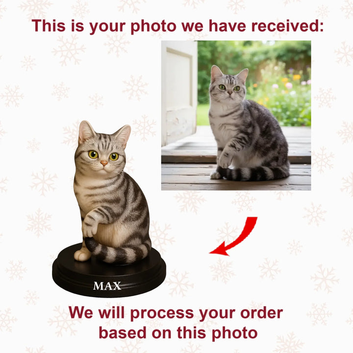 Kitty Love - Personalized Photo Ornament - Christmas Gift For Cat Lover, Pet Lover AGP0NL009