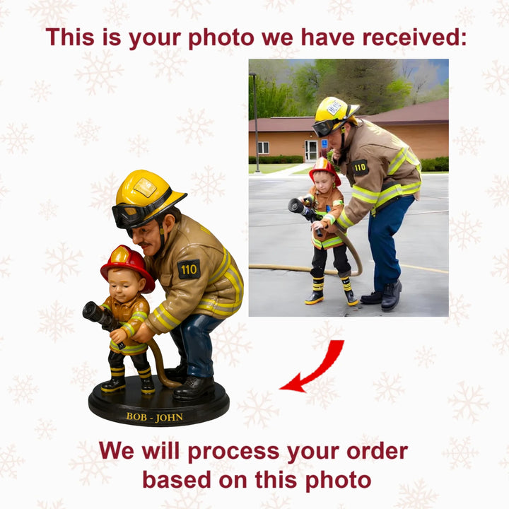 Fire Guard - Personalized Photo Ornament - Christmas Gift For Firefighter AGP0NL014