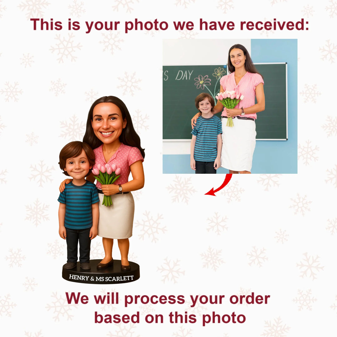 Teacher Appreciation - Personalized Photo Ornament - Christmas Gift For Teacher AGP0HT011