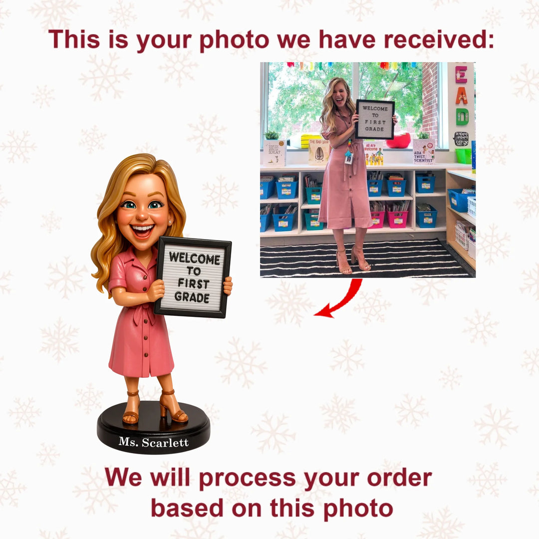 Welcome to Class - Personalized Photo Ornament - Christmas Gift For Teacher AGP0HT012