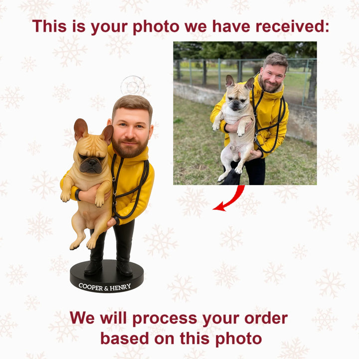 Puppy Love - Personalized Photo Ornament - Christmas Gift For Dog Lover, Dog Mom, Dog Dad, Pet Lover AGP0HT018