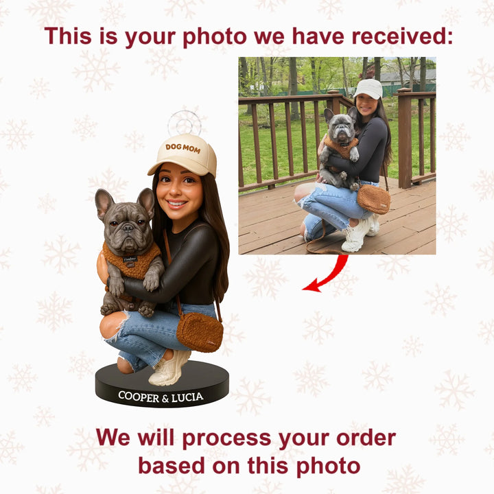 The Goodest Gift - Personalized Photo Ornament - Christmas Gift For Dog Lover, Dog Mom, Dog Dad, Pet Lover AGP0HT019