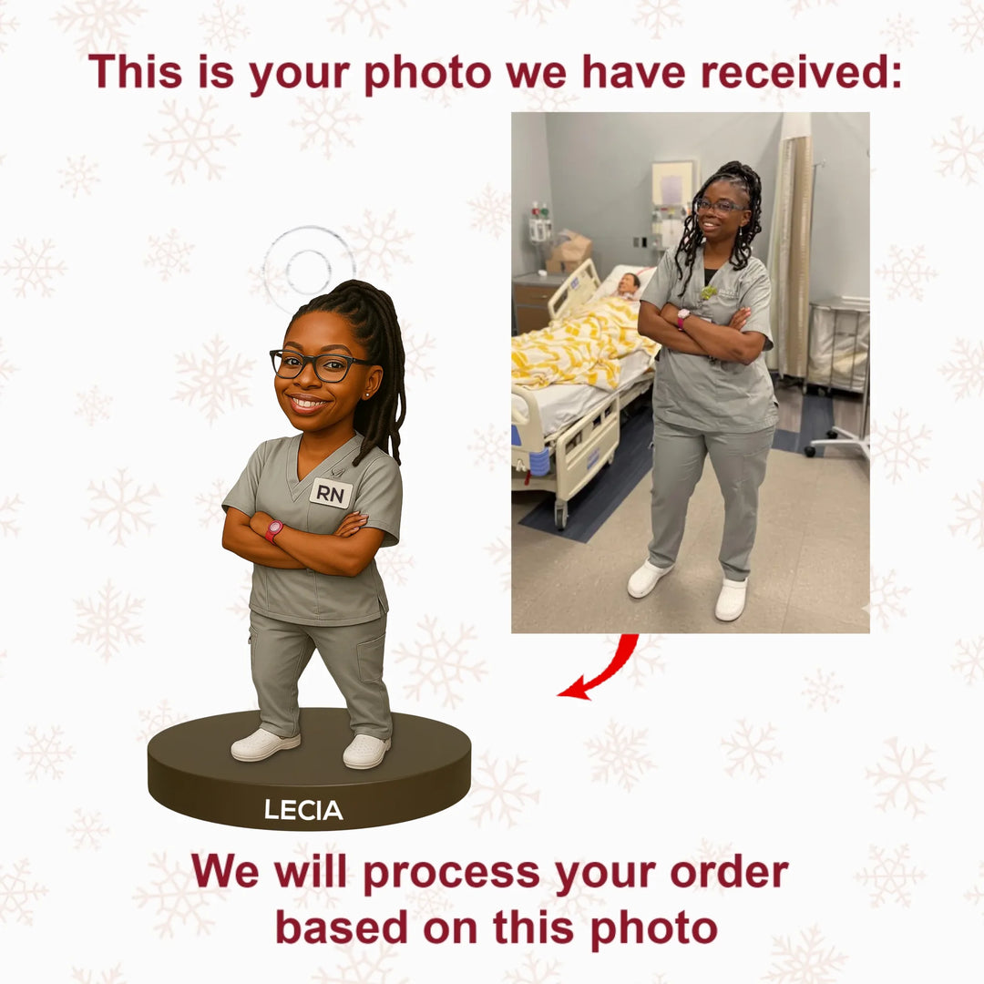 Queen of Wisdom - Personalized Photo Ornament - Christmas Gift For Nurses AGP0DH043
