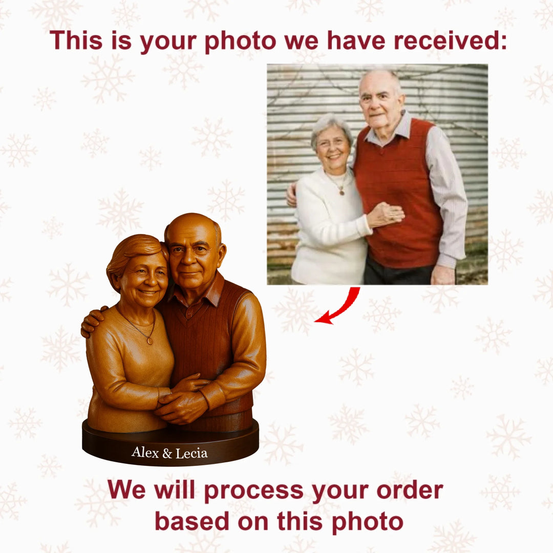 Happy Together Forever - Personalized Photo  Ornament - Christmas Gift For Grandparents AGP0DH022