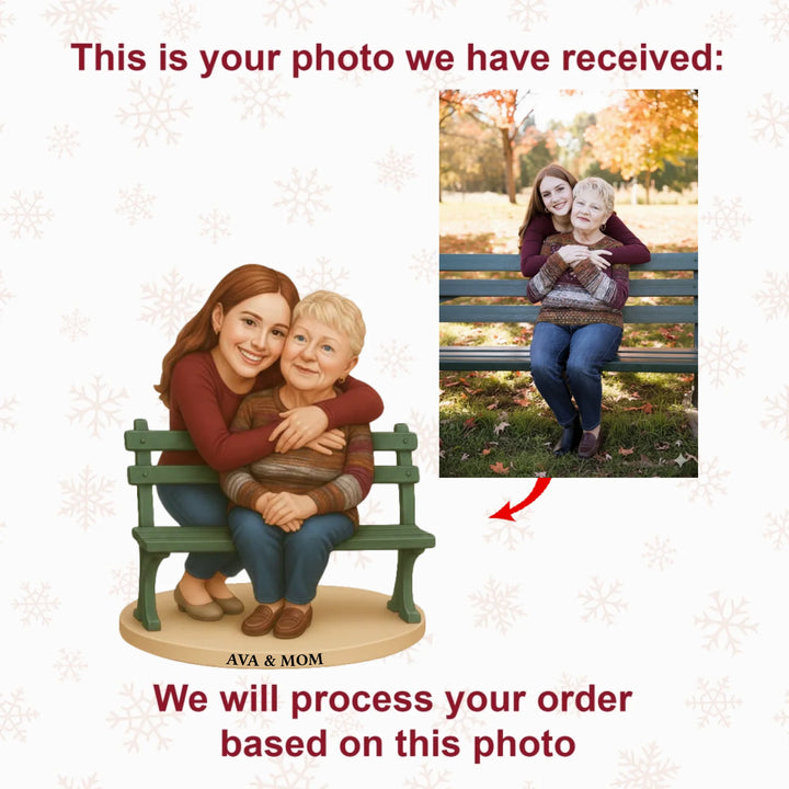 Eternal Love - Personalized Photo Ornament - Christmas Gift For Family Members AGP0DH021