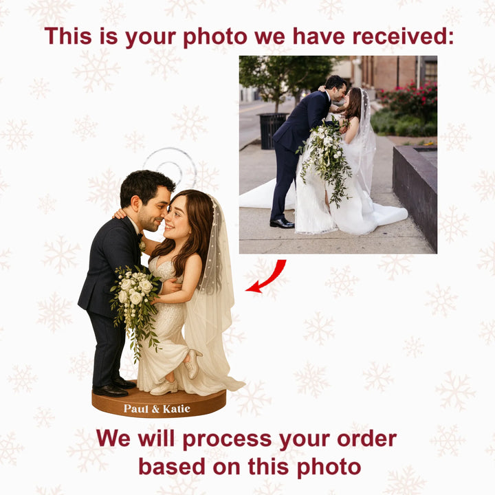 Forever Us - Personalized Photo Ornament - Christmas Gift For Couple AGP0DH006