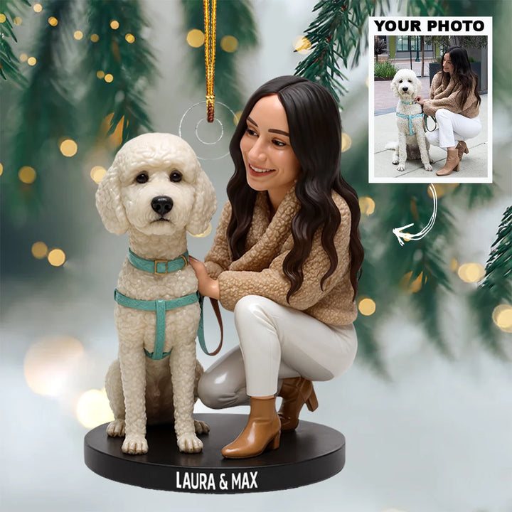 Pawfect Love - Personalized Photo Ornament - Christmas Gift For Dog Lover, Dog Mom, Dog Dad, Pet Lover AGP0NL039