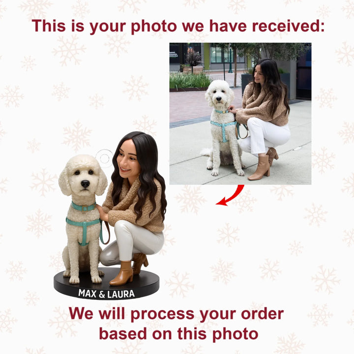 Pawfect Love - Personalized Photo Ornament - Christmas Gift For Dog Lover, Dog Mom, Dog Dad, Pet Lover AGP0NL039