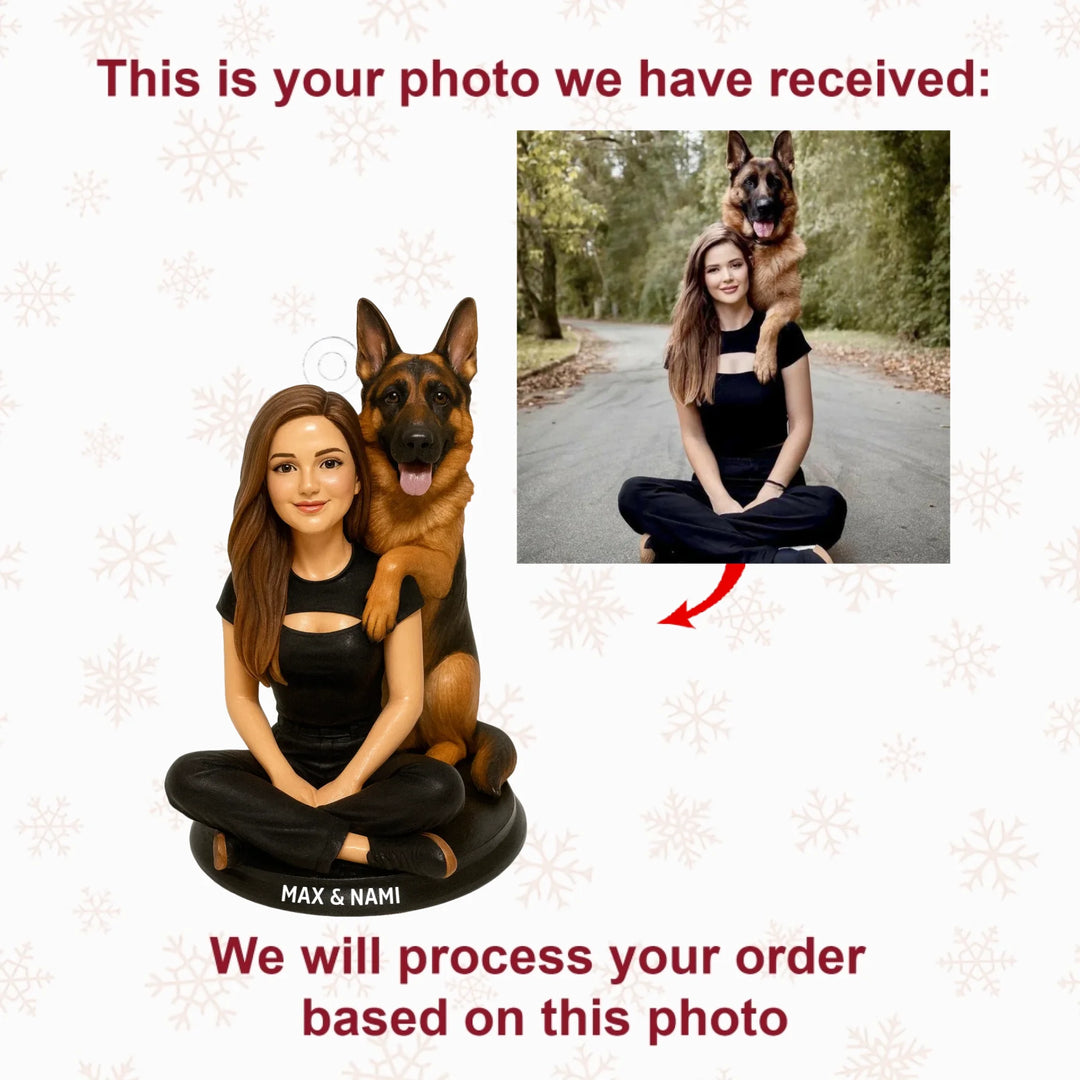 Best Buddy - Personalized Photo Mica Ornament - Christmas Gift For Dog Lovers AGP0NL041