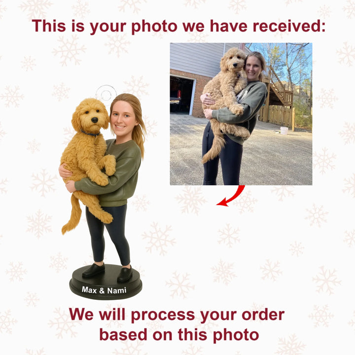Tail Wags - Personalized Photo Mica Ornament - Christmas Gift For Dog Lovers AGP0NL043