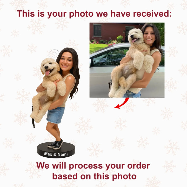 Our Pup Joy - Personalized Photo Mica Ornament - Christmas Gift For Dog Lovers AGP0NL044