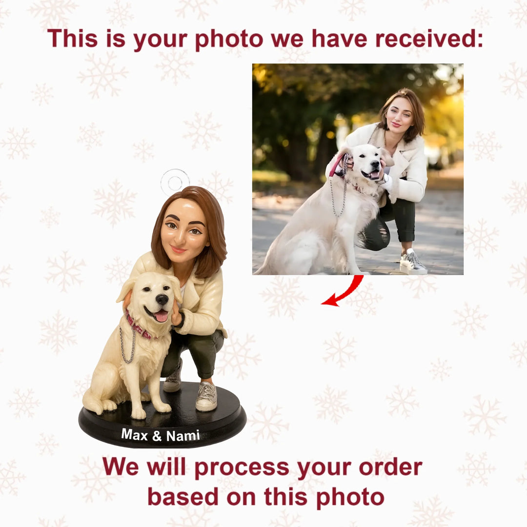 Forever Fetch - Personalized Photo Mica Ornament - Christmas Gift For Dog Lovers AGP0NL045