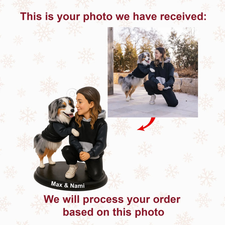 Loyal Soul - Personalized Photo Mica Ornament - Christmas Gift For Dog Lovers AGP0NL046
