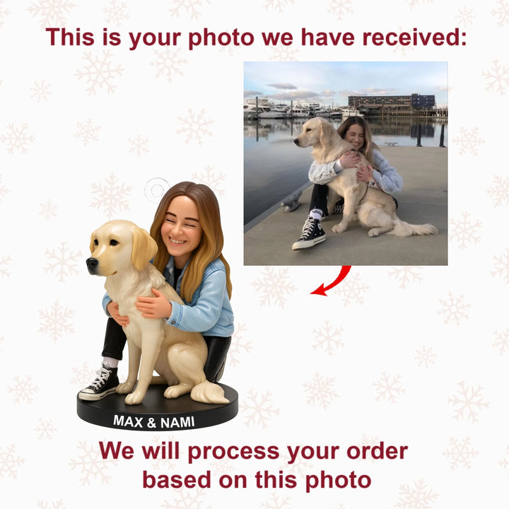 Chill Pup - Personalized Photo Mica Ornament - Christmas Gift For Dog Lovers AGP0NL047