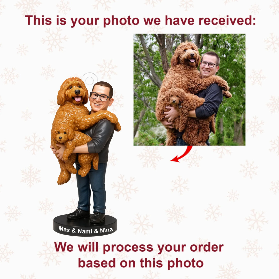 My Furry Friend - Personalized Photo Mica Ornament - Christmas Gift For Dog Lovers AGP0NL042