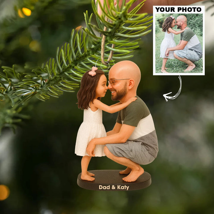 My Little Sunshine - Personalized Photo Ornament - Christmas Gift For Family Members AGP0QQ018