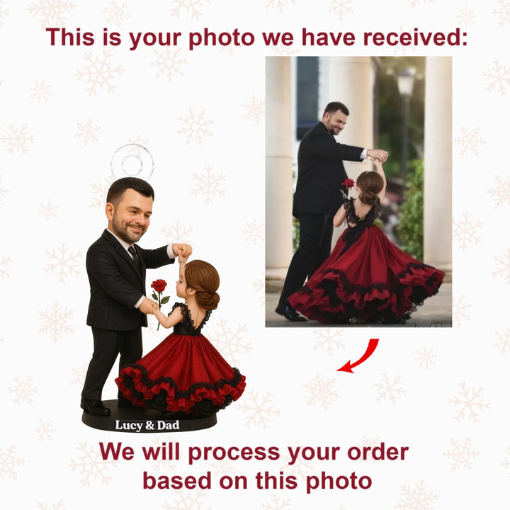 Best Dad Moment - Personalized Photo Ornament - Christmas Gift For Family Members AGP0QQ017