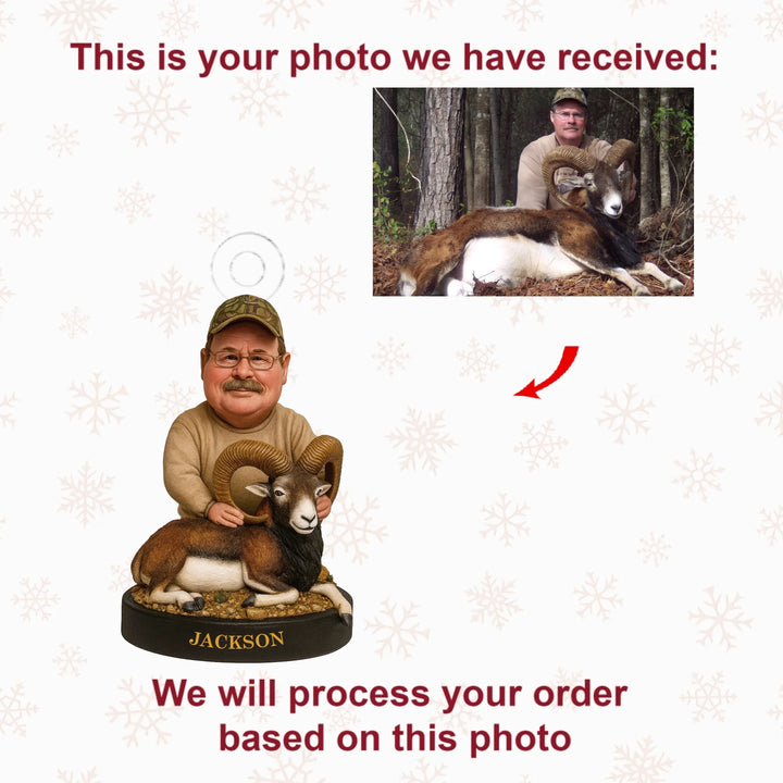 Hunter's Heritage - Personalized Photo Ornament - Christmas Gift For Hunting Lovers AGP0QQ010