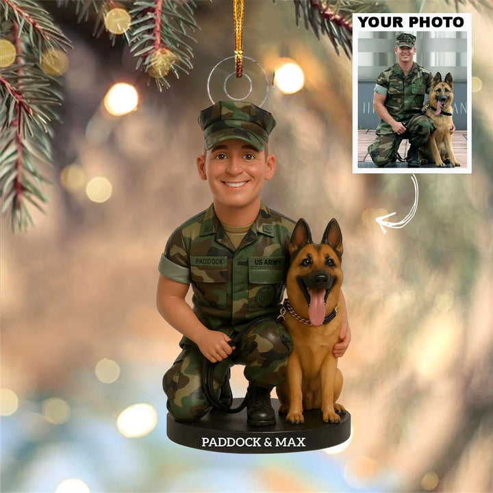 Together We Serve - Personalized Mica Ornament - Christmas Gift For Soldiers, Veterans AGP0NL055