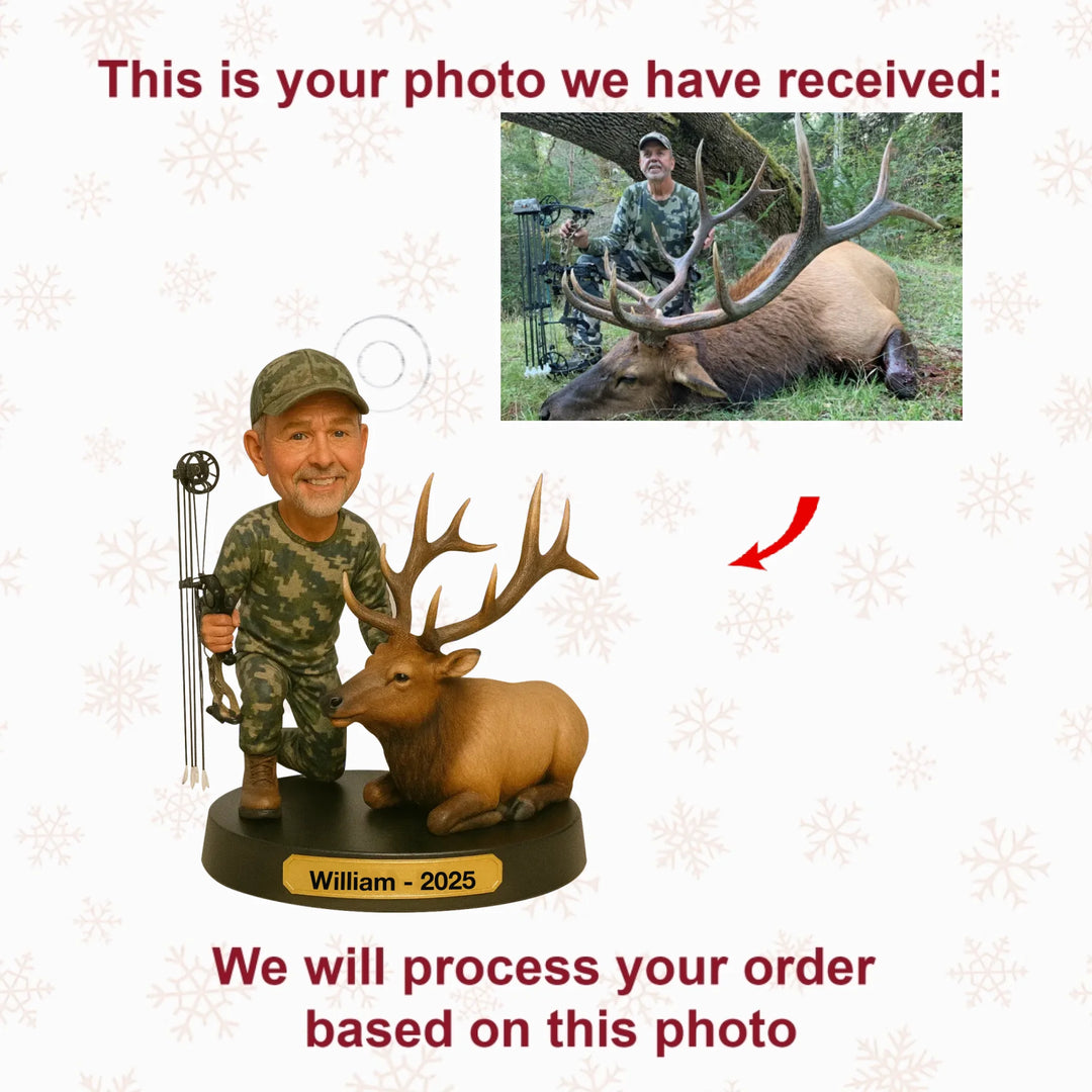 The Hunter’s Pride - Personalized Photo Ornament - Christmas Gift For Hunting Lovers AGP0QQ028