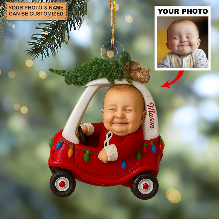 All I want for Christmas is milk - Personalized Photo Ornament - Christmas Gift For Family, Family Members AGP0VL033