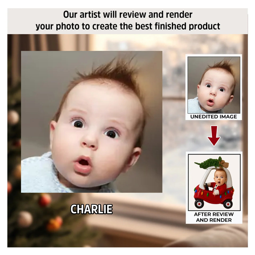 All I want for Christmas is milk - Personalized Photo Ornament - Christmas Gift For Family, Family Members AGP0VL033