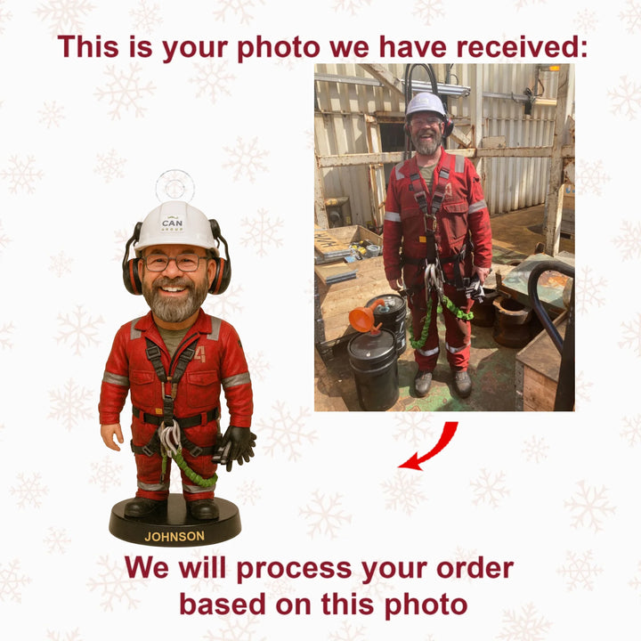 The Master Builder - Personalized Photo Ornament - Christmas Gift For Mechanic AGP0QQ044