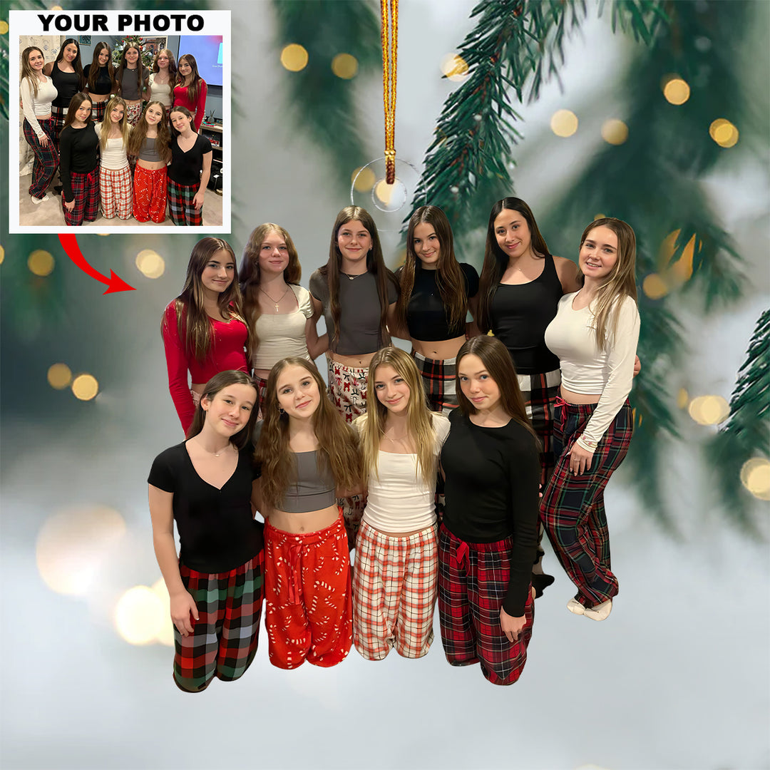 Soul Sisters - Personalized Photo Mica Ornament - Christmas Gift For Friends, Besties, Sisters