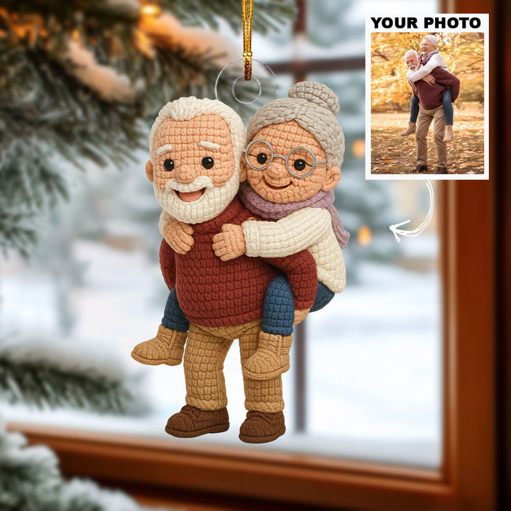 Forever This Joy - Personalized Photo Ornament - Christmas Gift For Grandparents AGP0DH031