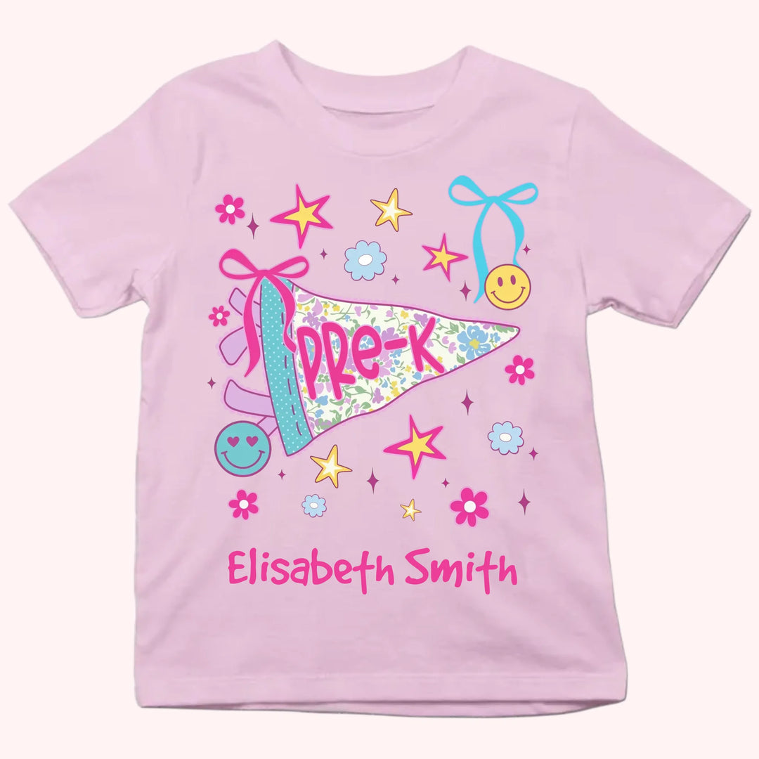 Kids Back to School Custom Name Shirt - Personalized Youth T-shirt - Back To School Gift For Kids