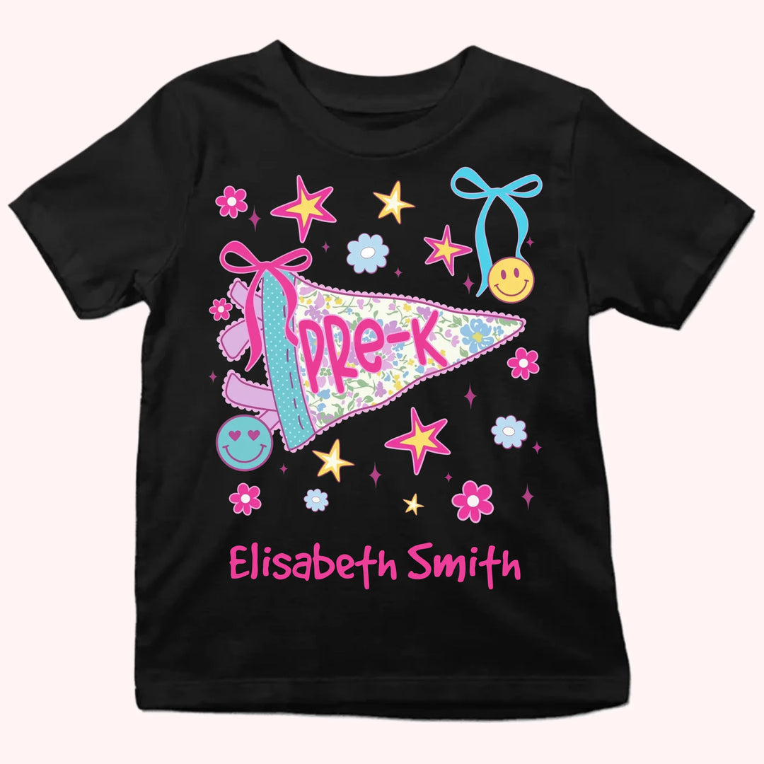 Kids Back to School Custom Name Shirt - Personalized Youth T-shirt - Back To School Gift For Kids