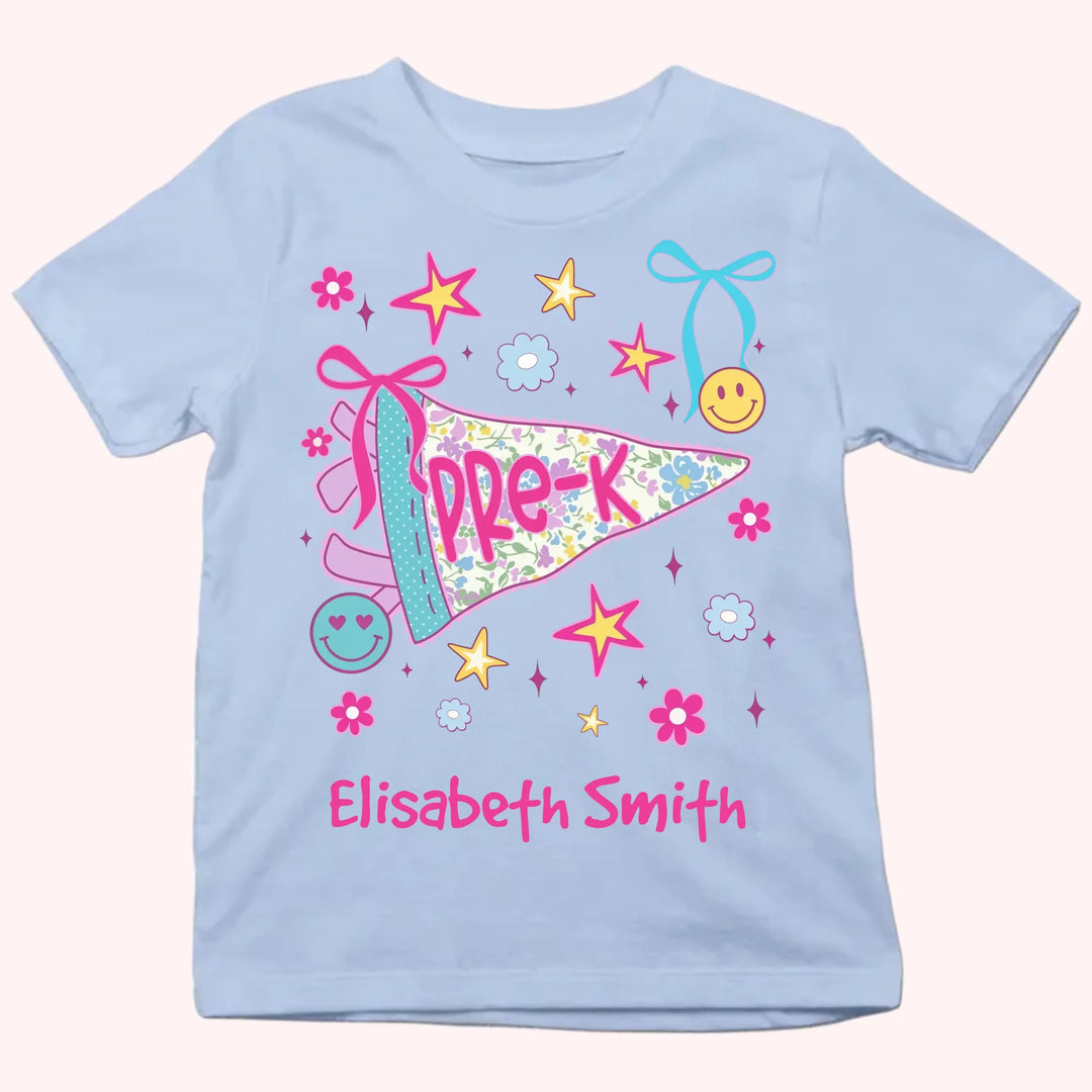 Kids Back to School Custom Name Shirt - Personalized Youth T-shirt - Back To School Gift For Kids