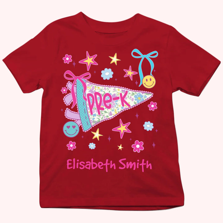 Kids Back to School Custom Name Shirt - Personalized Youth T-shirt - Back To School Gift For Kids
