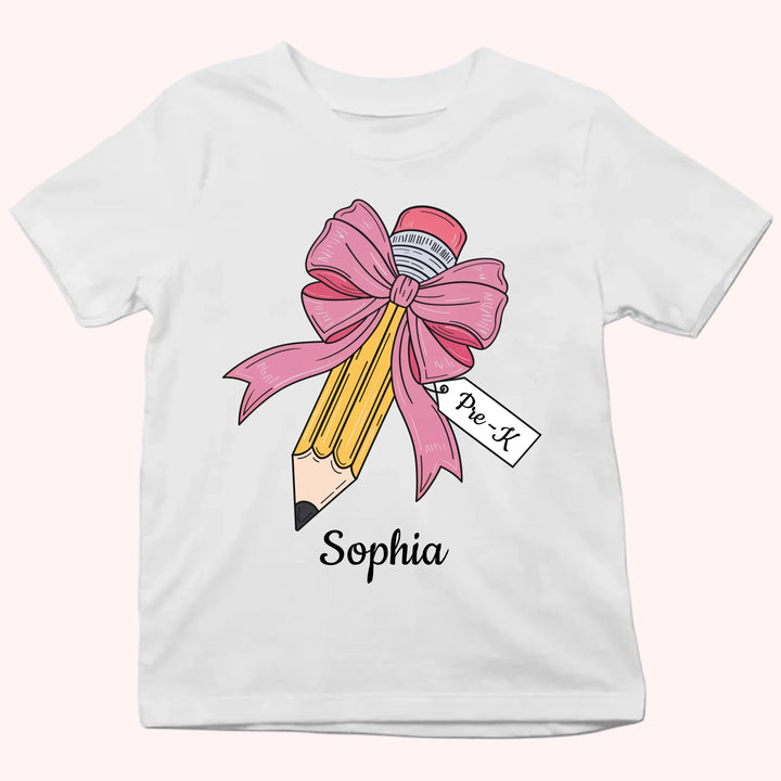 Kids Back to School Custom Name Tshirt_Personalized Kid Shirt_Gift for Kids