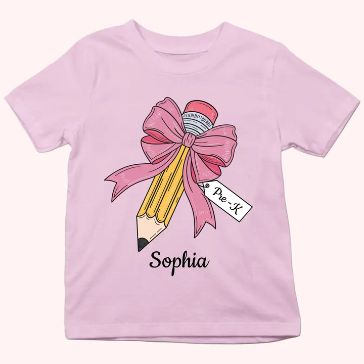 Kids Back to School Custom Name Tshirt_Personalized Kid Shirt_Gift for Kids