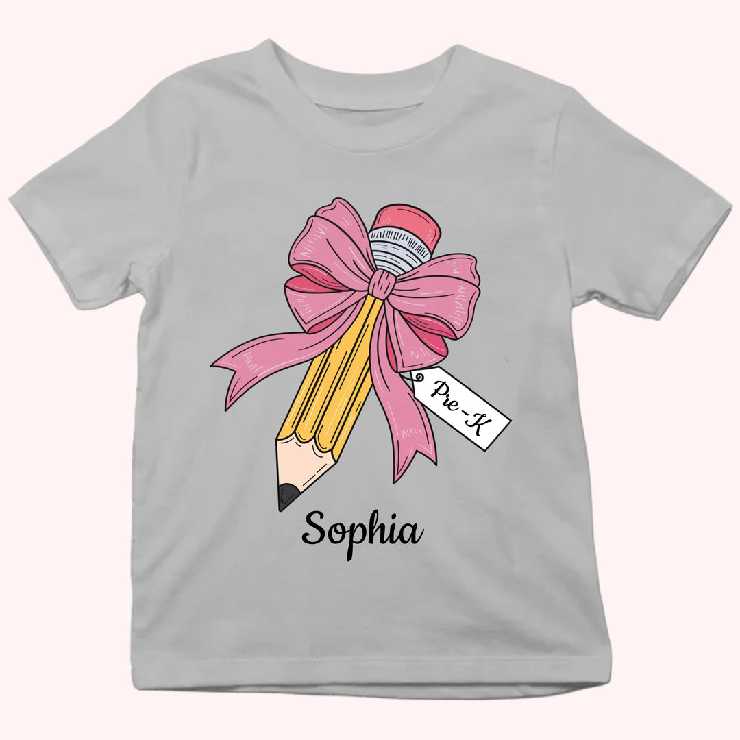 Kids Back to School Custom Name Tshirt_Personalized Kid Shirt_Gift for Kids