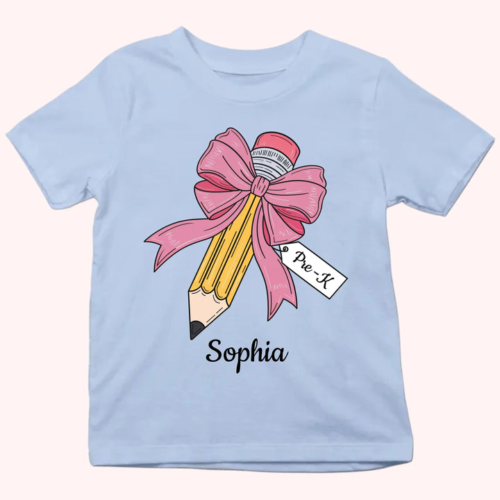 Kids Back to School Custom Name Tshirt_Personalized Kid Shirt_Gift for Kids