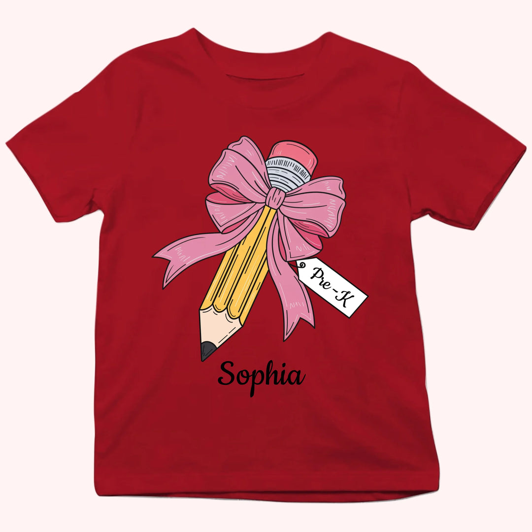 Kids Back to School Custom Name Tshirt_Personalized Kid Shirt_Gift for Kids