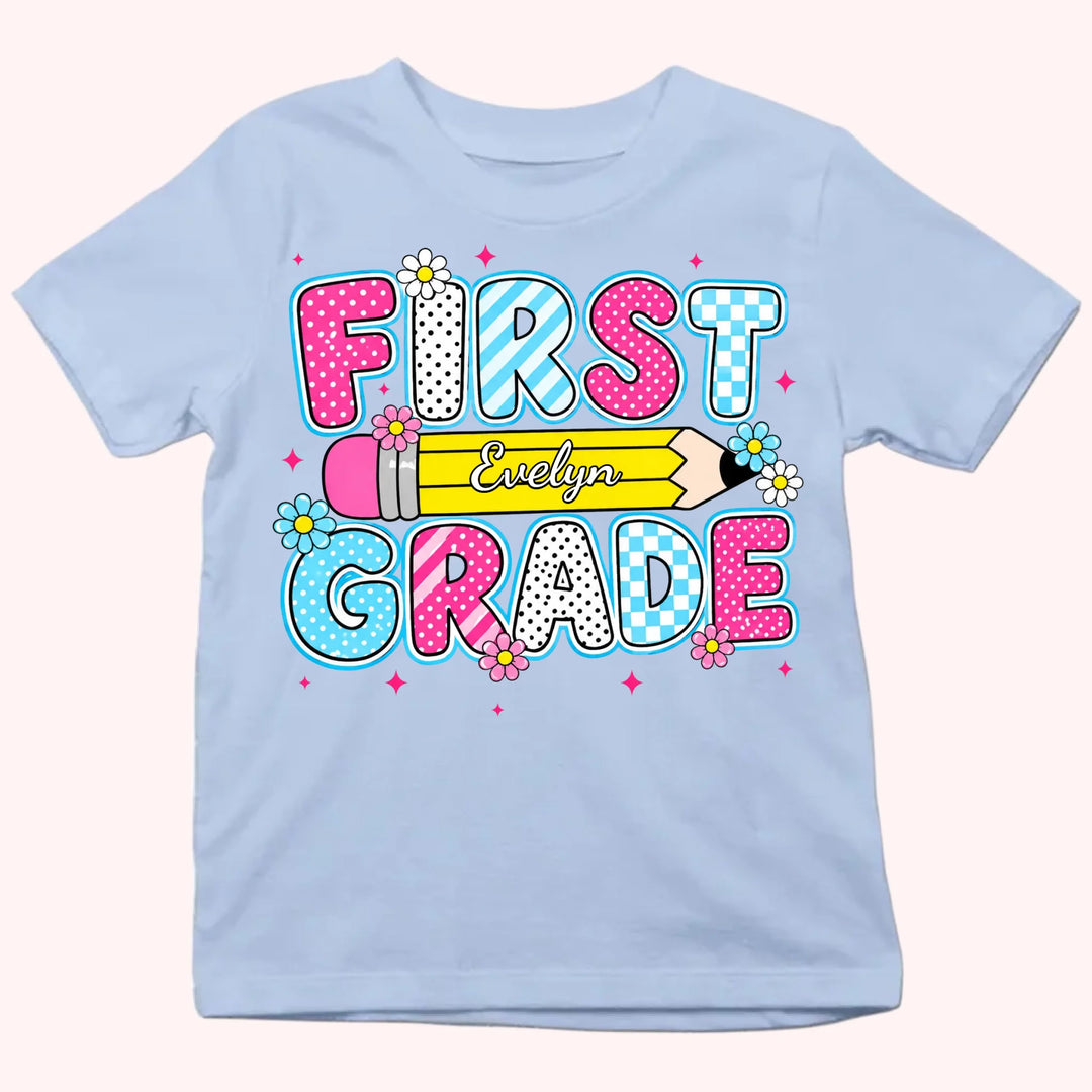 Kid Tshirt-Pencil kid shirt-Gift for Back to School