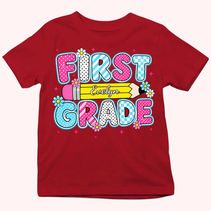 Kid Tshirt-Pencil kid shirt-Gift for Back to School