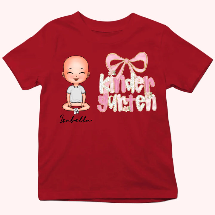 Kindergarten Custom Shirt - Personalized Kid Shirt - Gift for Back to School