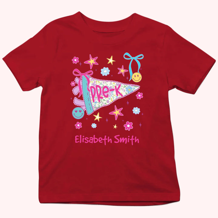 Kids Back to School Custom Name Shirt - Personalized Youth T-shirt - Back To School Gift For Kids