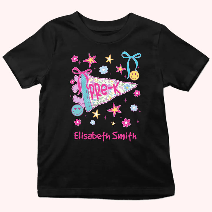 Kids Back to School Custom Name Shirt - Personalized Youth T-shirt - Back To School Gift For Kids